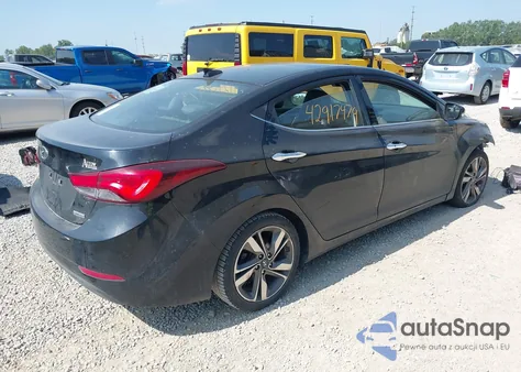 2014 Hyundai Elantra Limited from USA, damaged, VIN 5NPDH4AE3EH541453